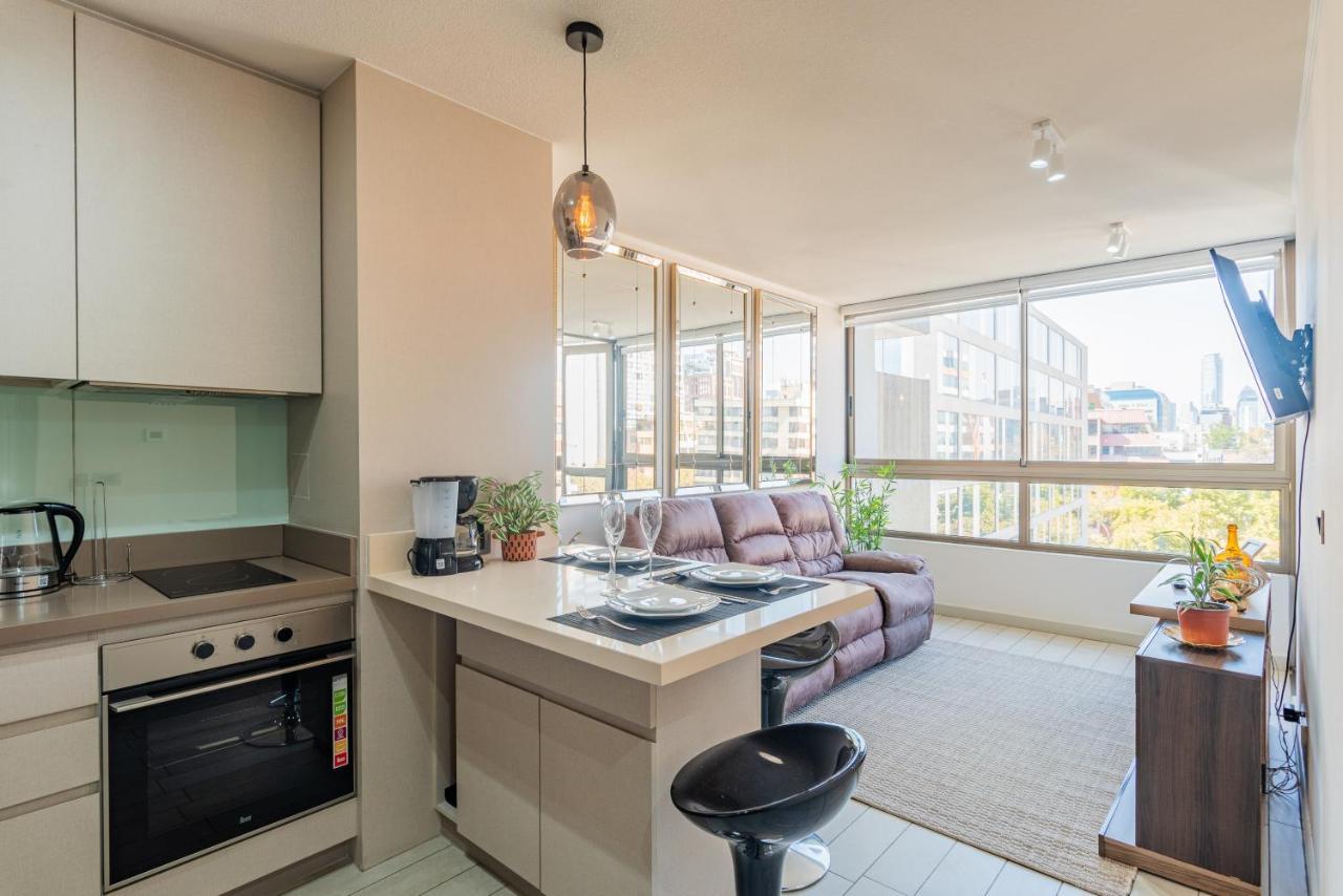 Appartamento Bellet Design - 2Br W/Pool, Gym & Parking Santiago del Cile Esterno foto